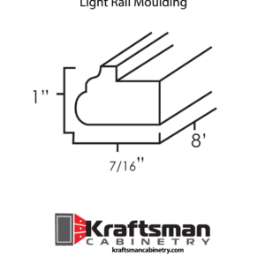 Kraftsman Cabinetry Light Rail Moulding West Point Grey