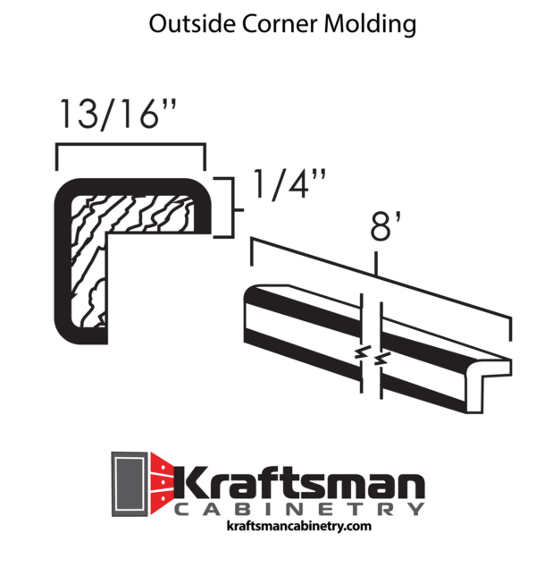 Kraftsman Cabinetry Outside Corner Molding West Point Grey