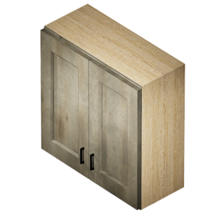 Kraftsman Cabinetry Wall Cabinet 2 Door Winchester Grey