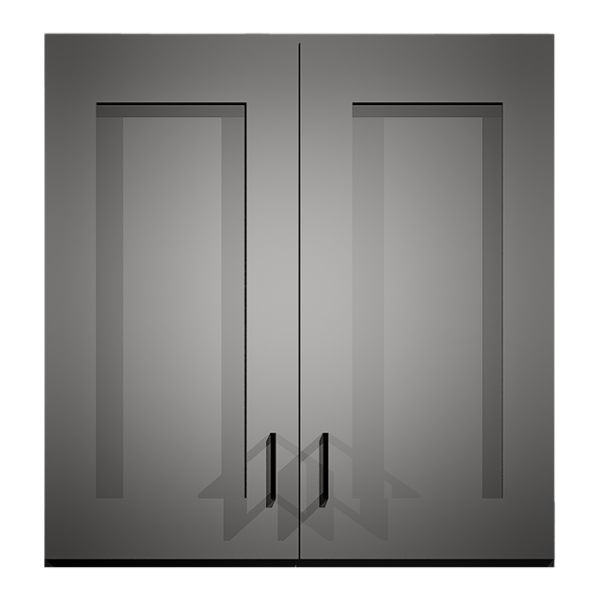 Wall Cabinet 2 Door Summit Platinum Shaker - Image 2
