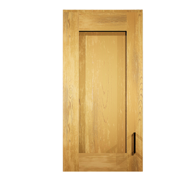 Wall Cabinet 1 Door Hickory Shaker - Image 2