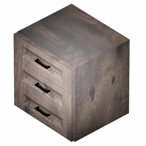 Kraftsman Cabinetry Wall 3 Drawer Cabinet West Point Grey