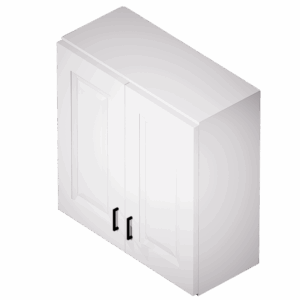 Kraftsman Cabinetry Wall Cabinet 2 Door Cambridge Shaker