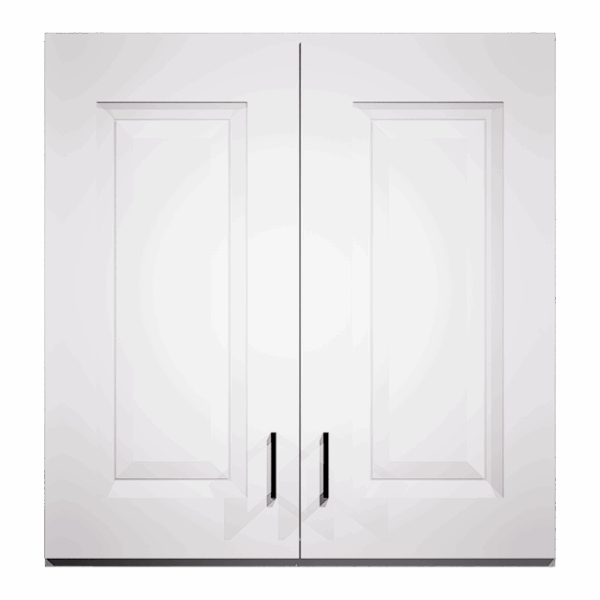 Wall Cabinet 2 Door Aspen White - Image 2