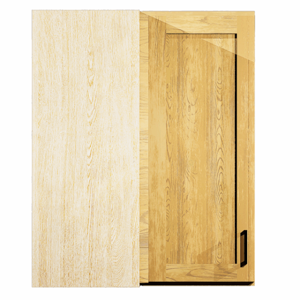 Wall Easy Reach Cabinet Hickory Shaker - Image 2