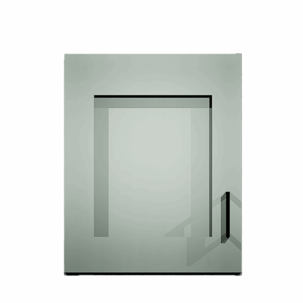 18 Inch High Single Door Wall Cabinet Florence Sage - Image 2