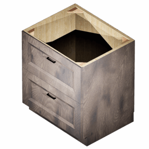 Kraftsman Cabinetry 2 Drawer Base Cabinet West Point Grey
