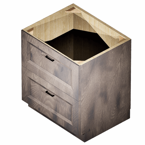 Kraftsman Cabinetry 2 Drawer Base Cabinet West Point Grey