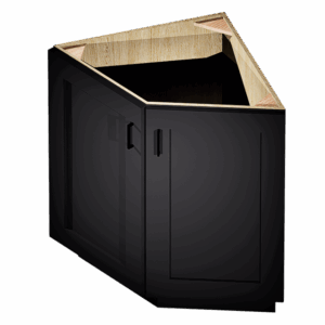 Kraftsman Cabinetry Base End Angle Cabinet 2 Door Cambridge Shaker