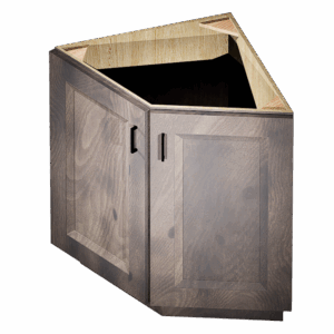 Kraftsman Cabinetry Base End Angle Cabinet 2 Door West Point Grey