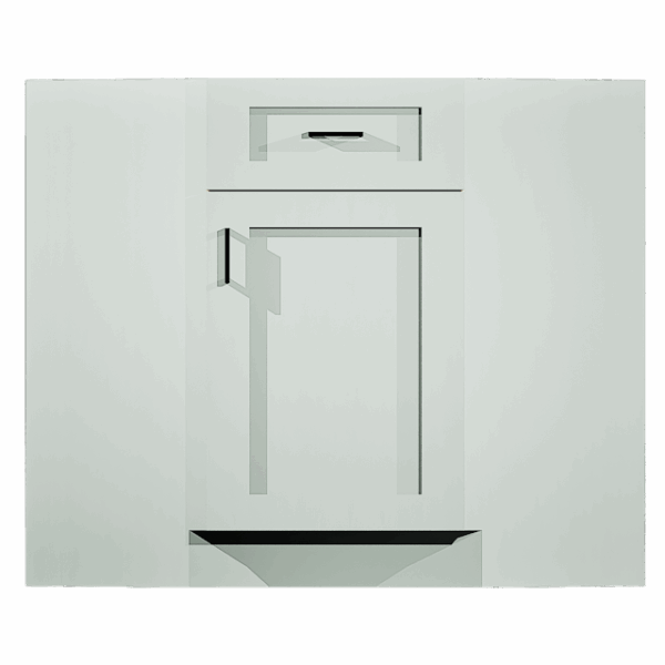 Diagonal Corner Sink Base 1 Front 1 Door Florence Sage - Image 2