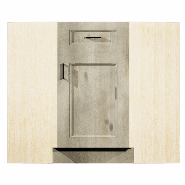 Diagonal Corner Sink Base 1 Front 1 Door Winchester Grey - Image 2