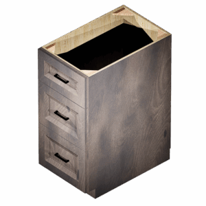 Kraftsman Cabinetry Drawer Base Cabinet 3 Drawer West Point Grey