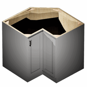 Kraftsman Cabinetry Base Easy Reach Summit Platinum Shaker