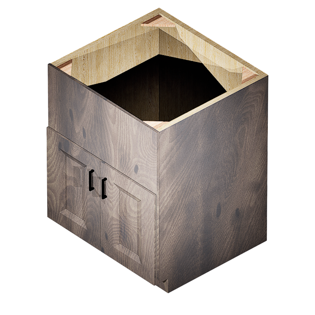 Farm Sink Base 2 Door