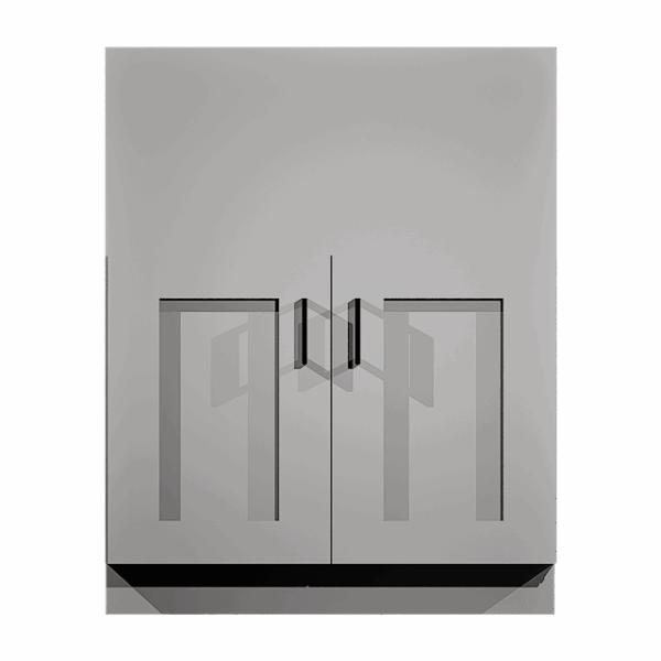 Farm Sink Base 2 Door Summit Platinum Shaker - Image 2