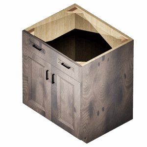Kraftsman Cabinetry Sink Base 2 Front 2 Door West Point Grey